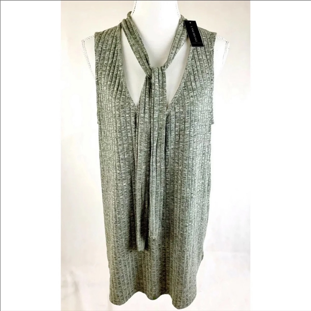 NWT LANE BRYANT Green Knit Tank